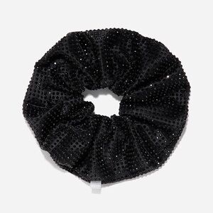 Stoney Clover Lane Black Sequin noir sparkle Hair Scrunchie